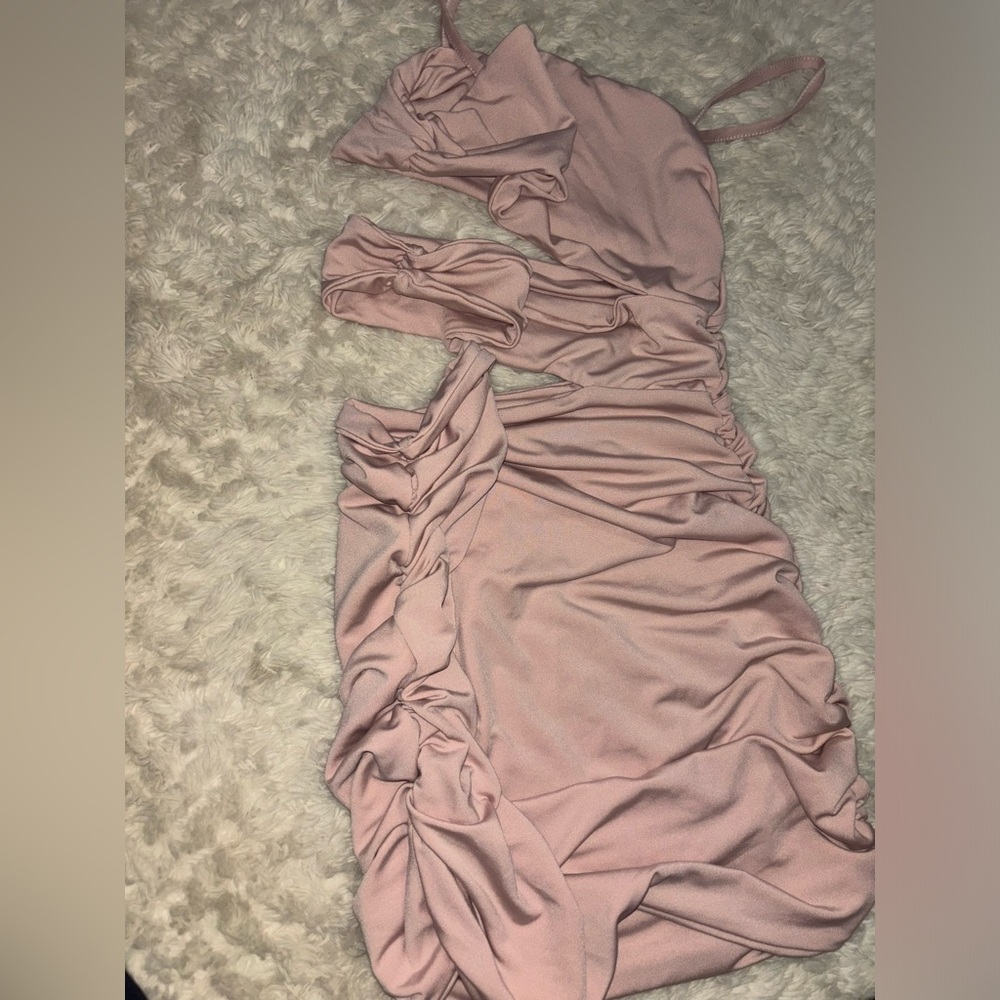 Women’s Club/Party Dress With Side Cut Outs, Ruched Style | NWOT